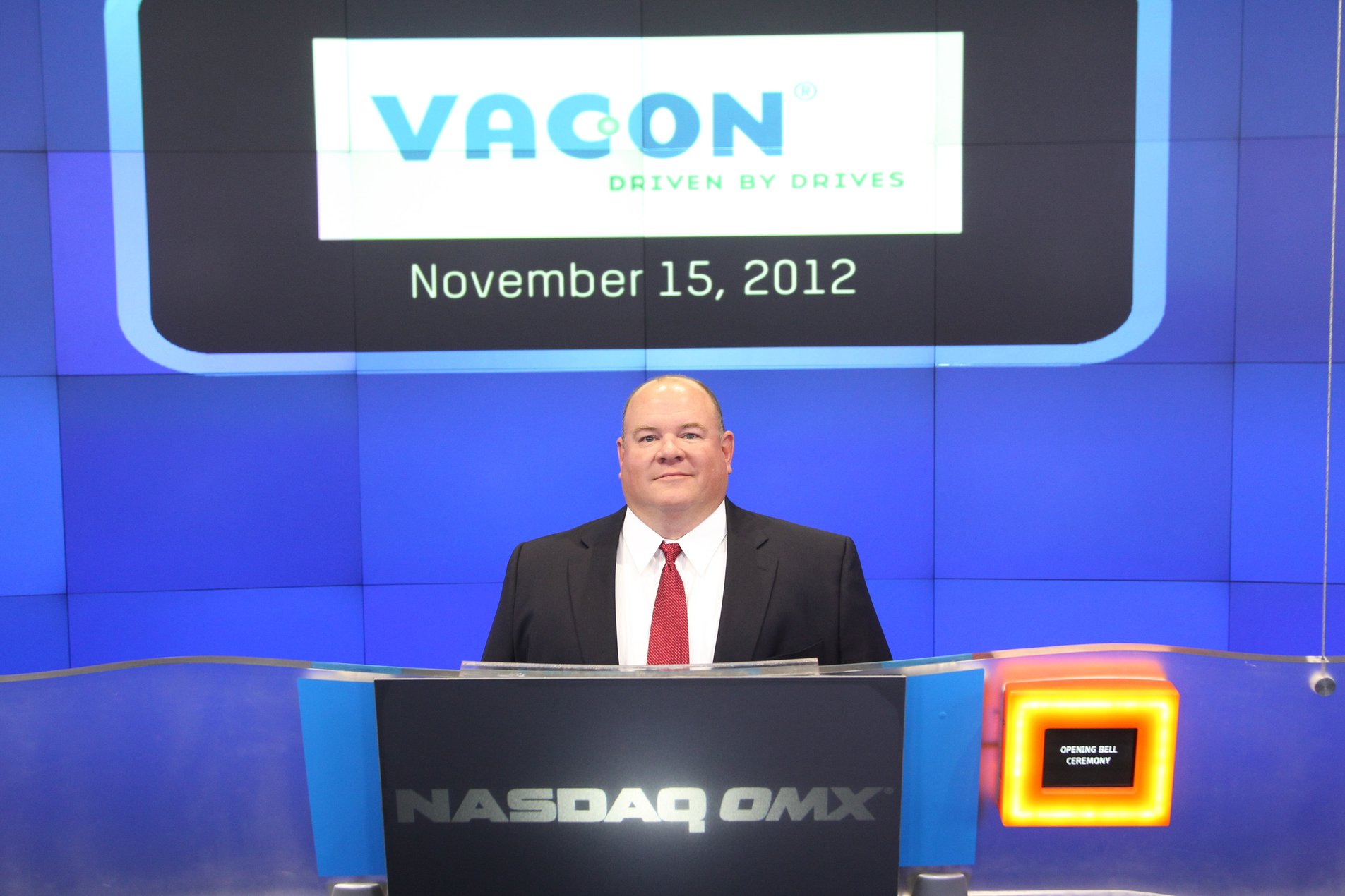 Ringing the Opening Bell @ NASDAQ November 15 in New York, New York